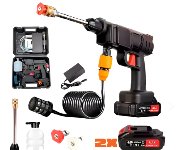 Hidrolavadora Inalámbrica  con 2 Baterías y cargador